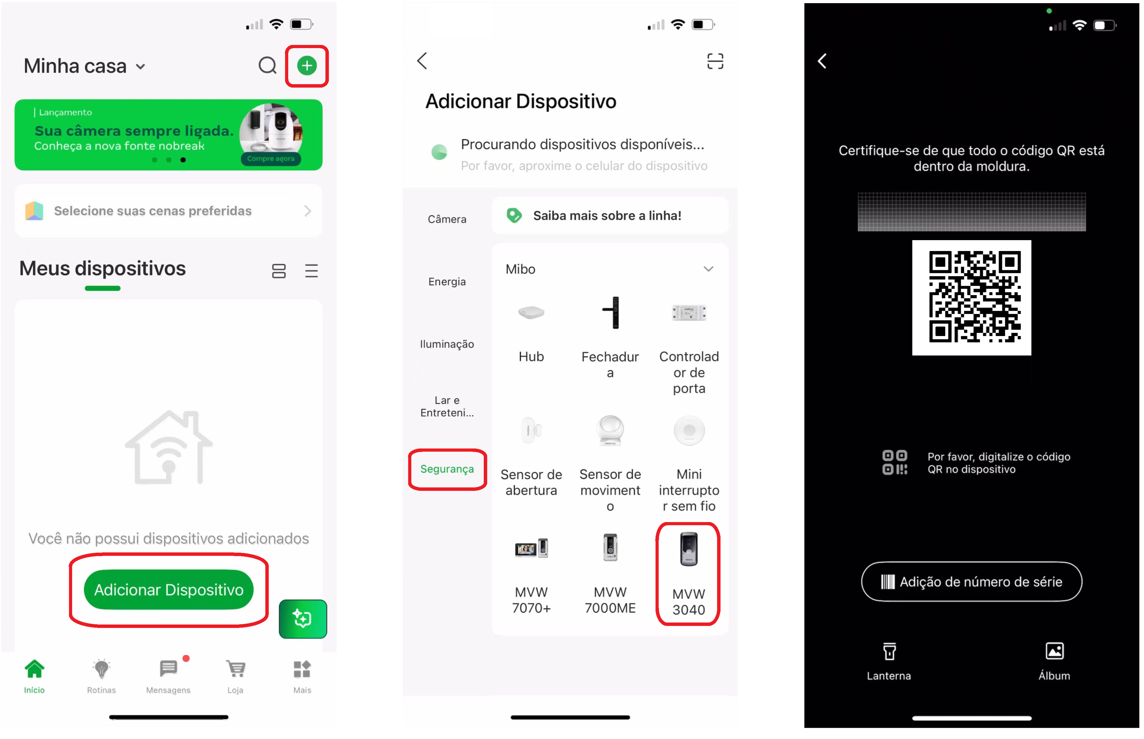 Compartilhamento por QR Code